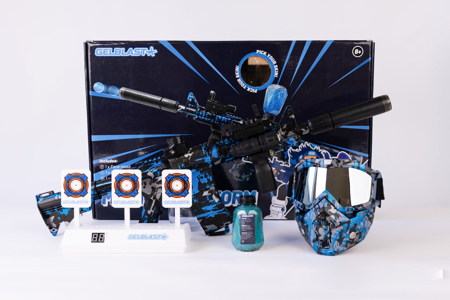 GelBlast M4A1-LightStorm Silver Military